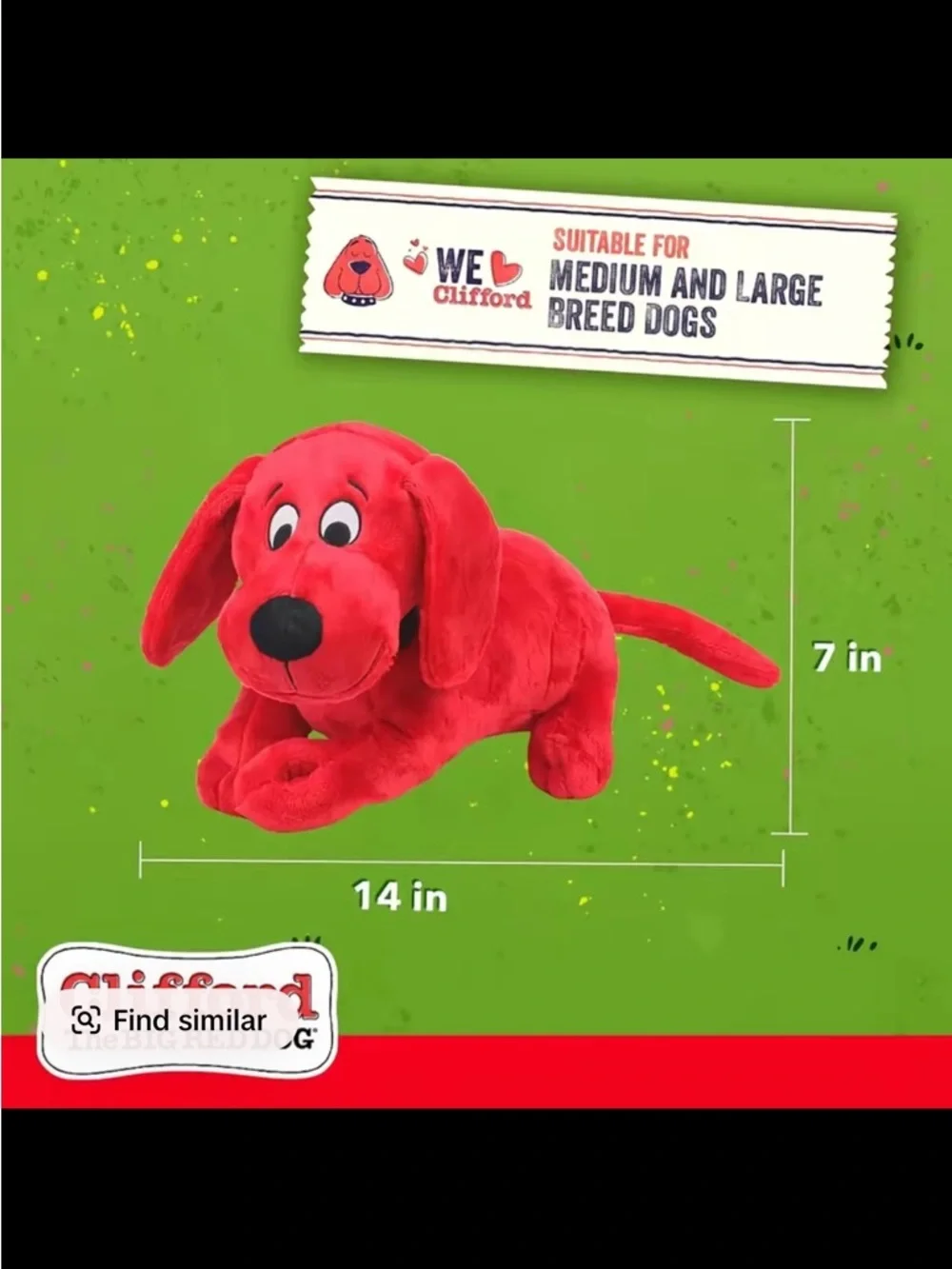 clifford the big red dog soft cuddly