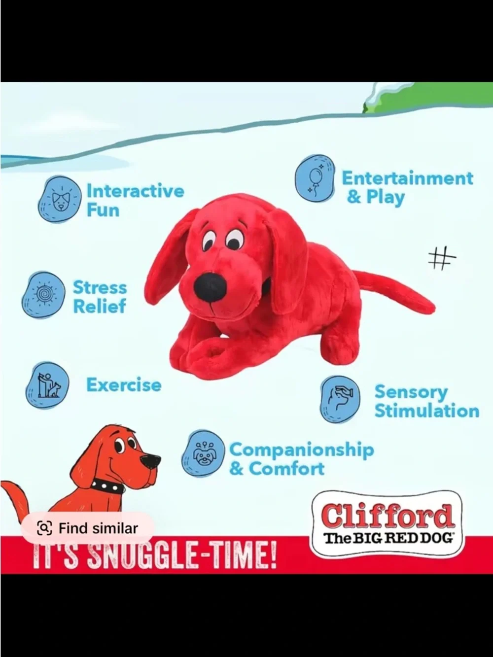 clifford the big red dog soft cuddly