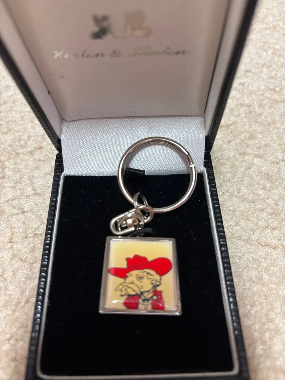 Hinton and Hinton colonel reb keychain
