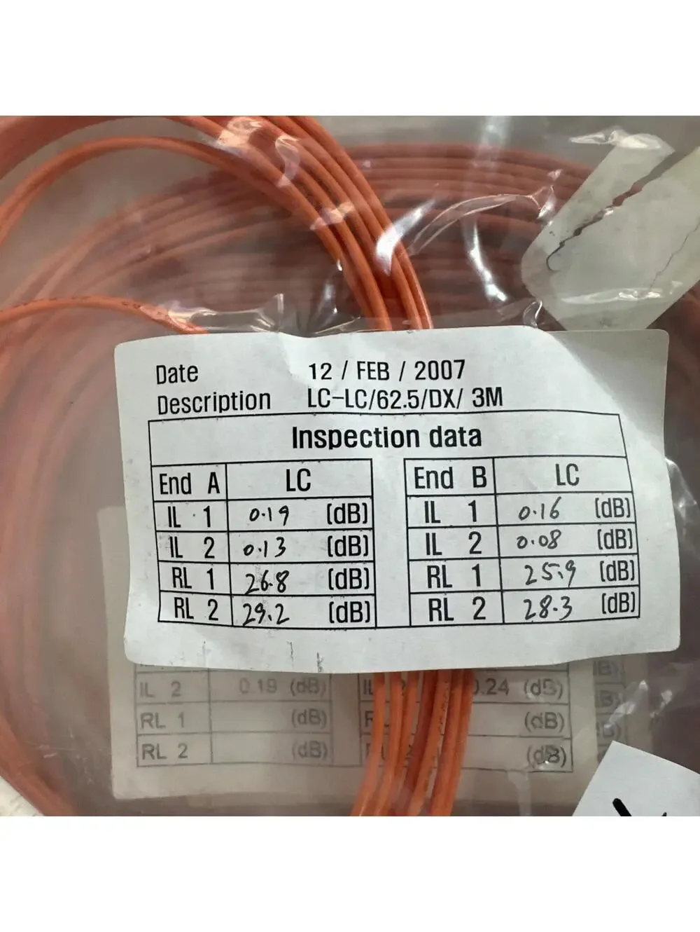 32ps 1m/2m/3m LC-SC Duplex 62.5/125 OM1 Multimode Fiber Patch Cable Orange Optic