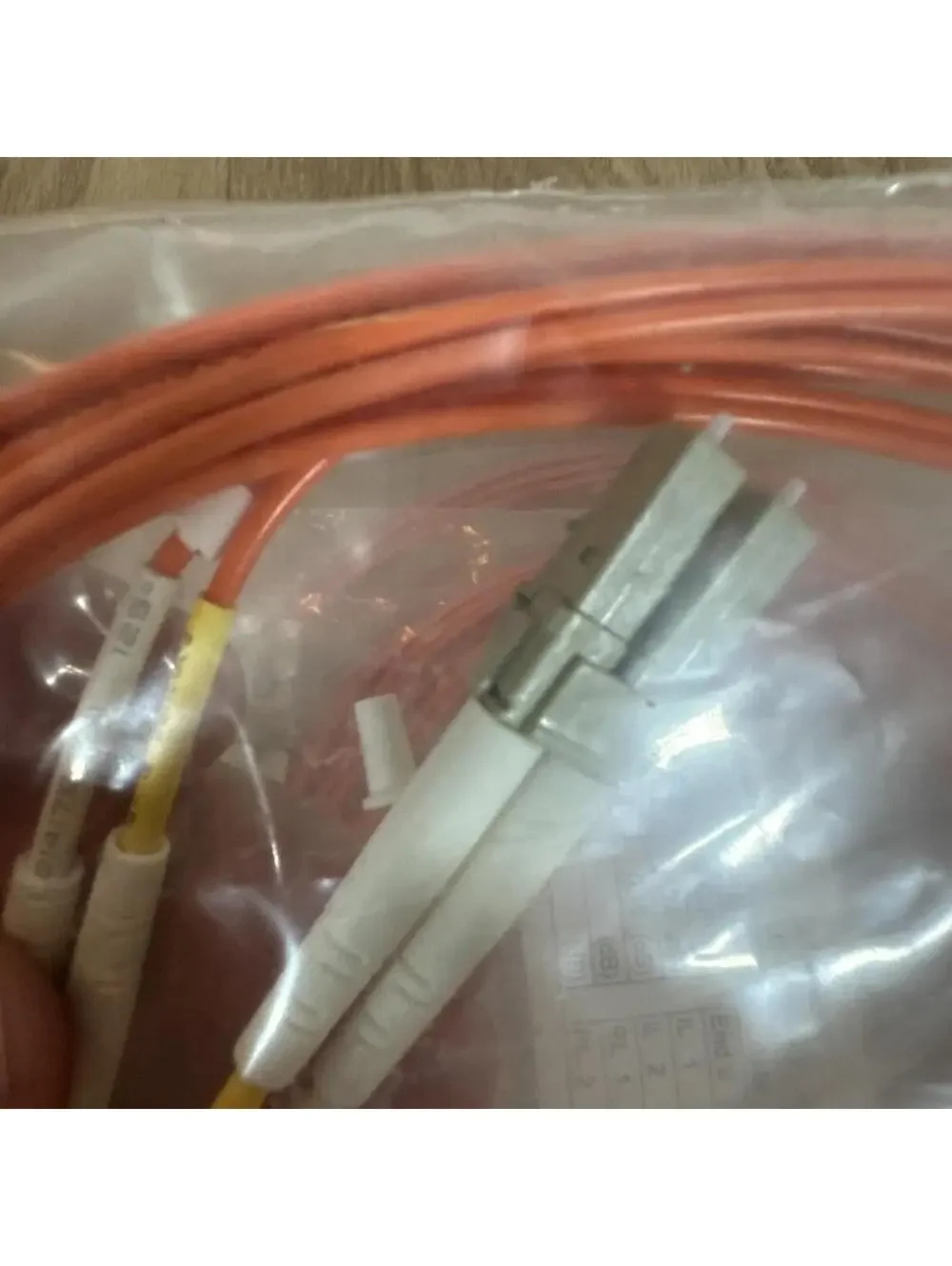 32ps 1m/2m/3m LC-SC Duplex 62.5/125 OM1 Multimode Fiber Patch Cable Orange Optic