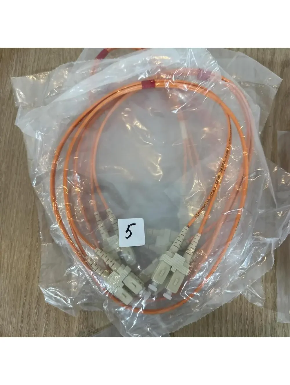 32ps 1m/2m/3m LC-SC Duplex 62.5/125 OM1 Multimode Fiber Patch Cable Orange Optic