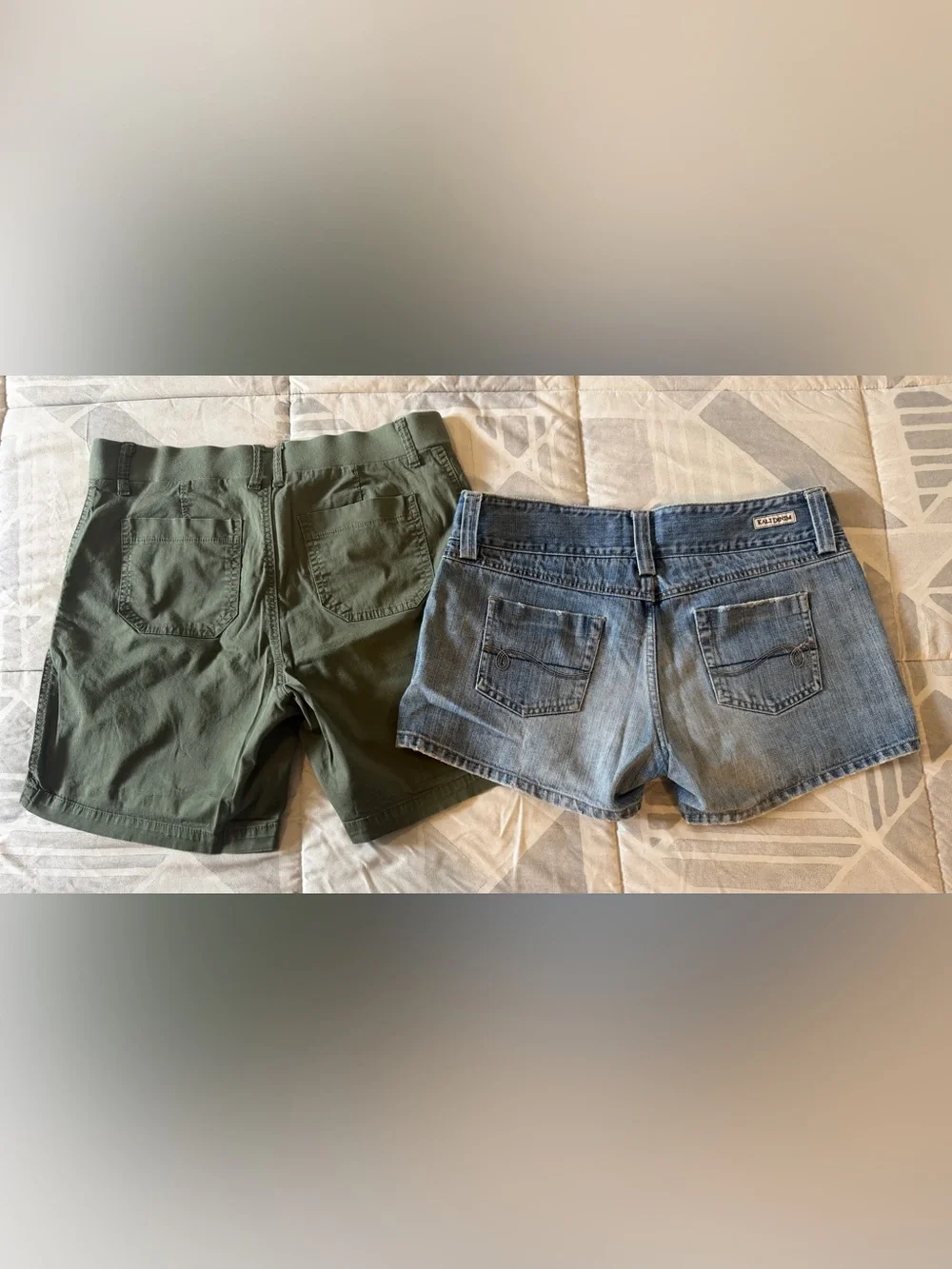 Kali shorts stitching holes