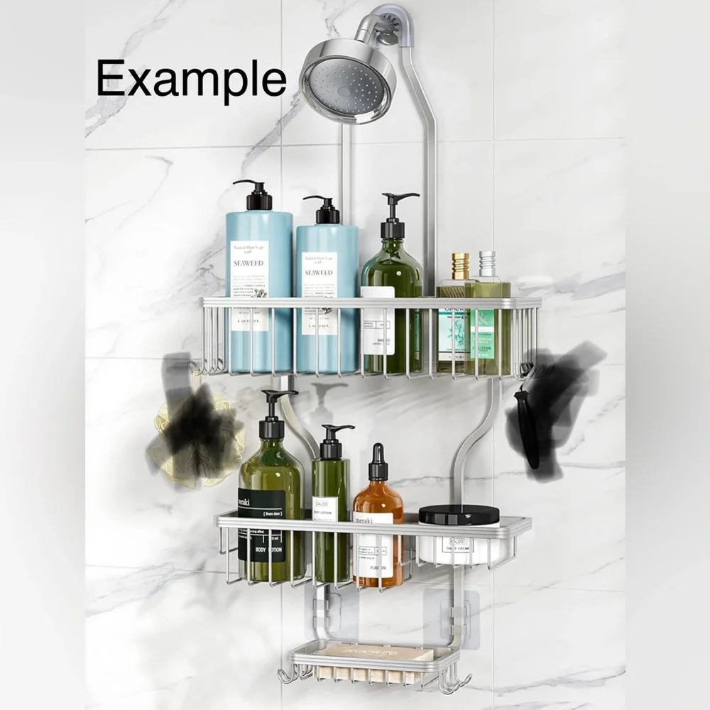 🍄 Silver Shower Caddy