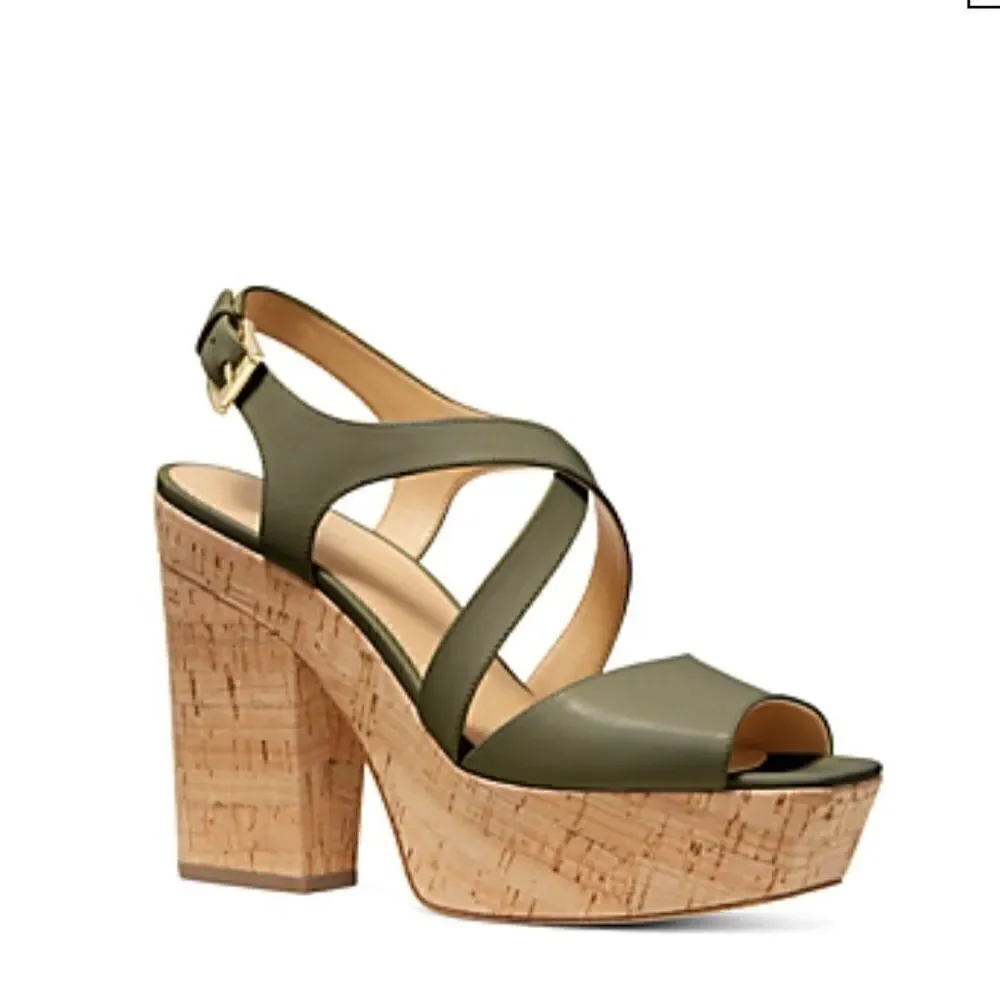 Michael KORS Abbott Platform Slingback Sandal