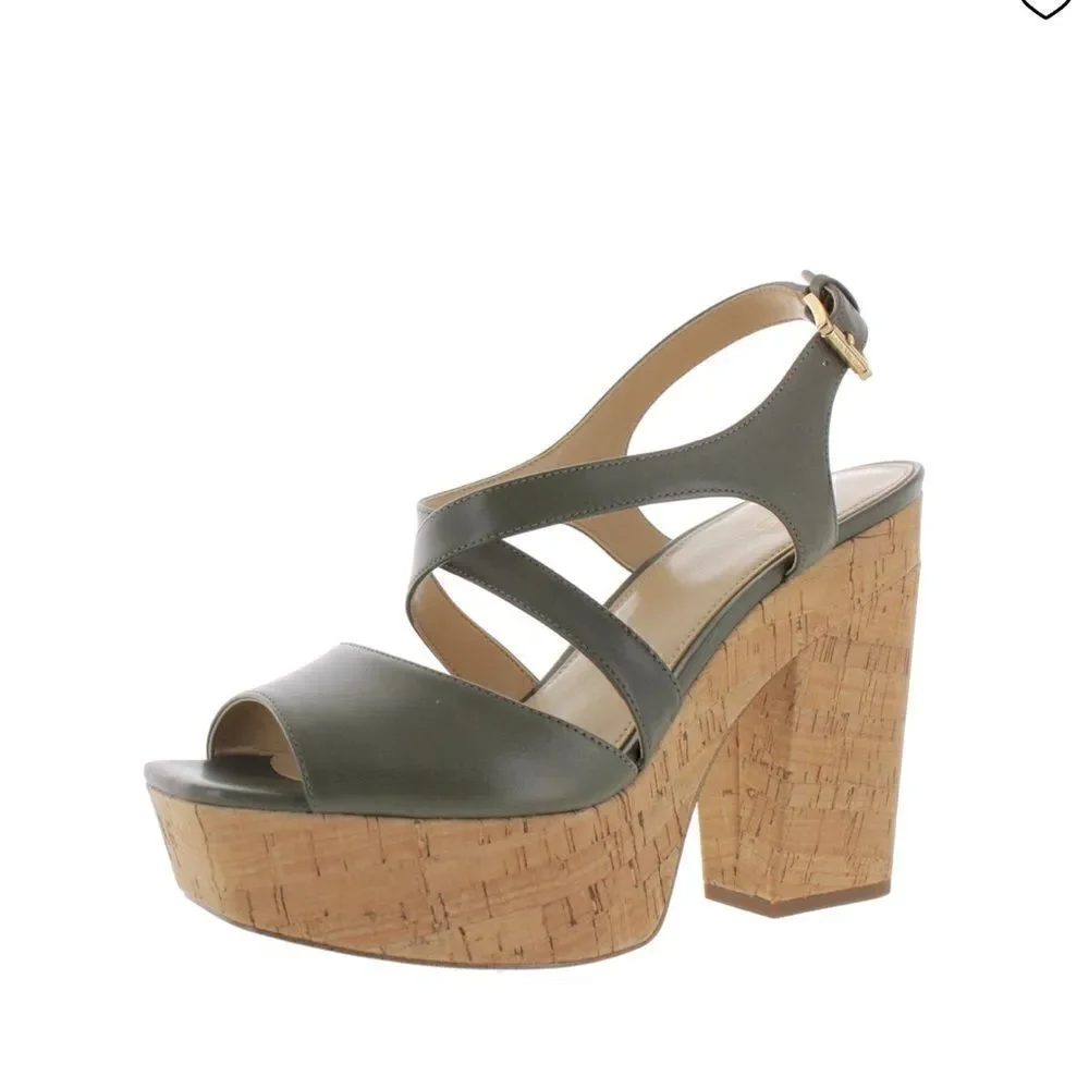 Michael KORS Abbott Platform Slingback Sandal