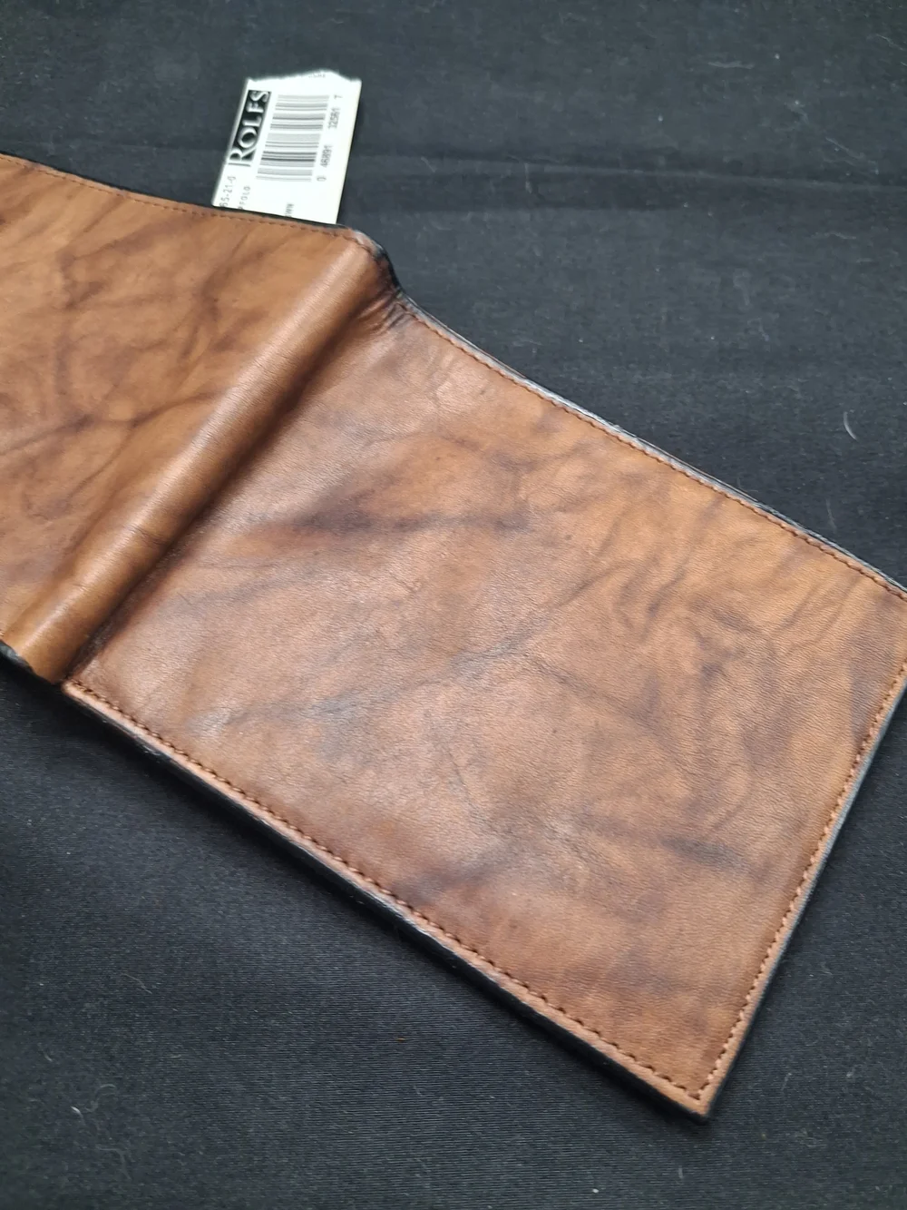 Thom McAn Brown Leather Bi-Fold Wallet