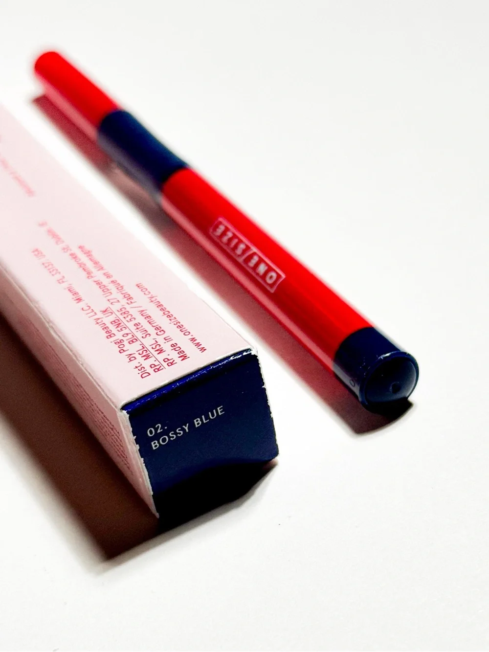 ONE/SIZE POINT MADE Waterproof Liquid Eyeliner Pen in Bossy Blue