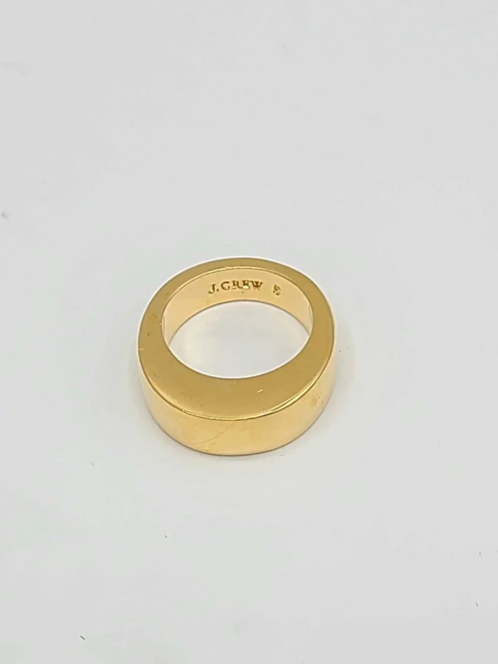 J Crew Yellow Off White Resin Bubble Ring size 8 NWOT