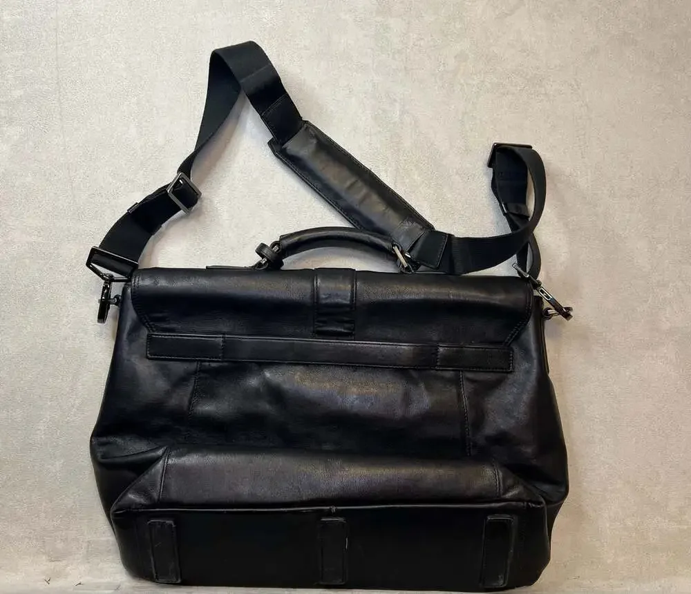 Vtg Tumi Beacon Hill Irving Slim Leather Briefcase 68541D