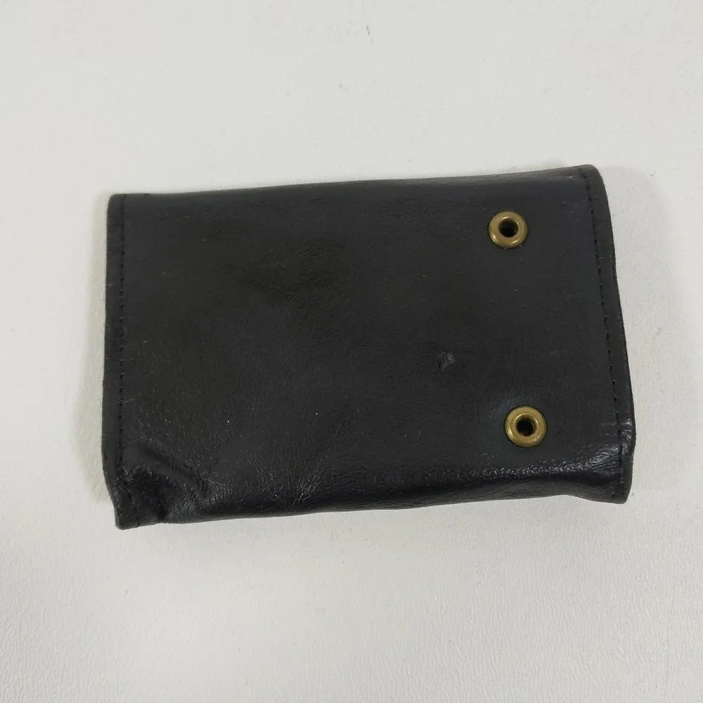 Vintage Prince Gardner Key Holder Black Cowhide Leather Wallet classic‎ 1970's