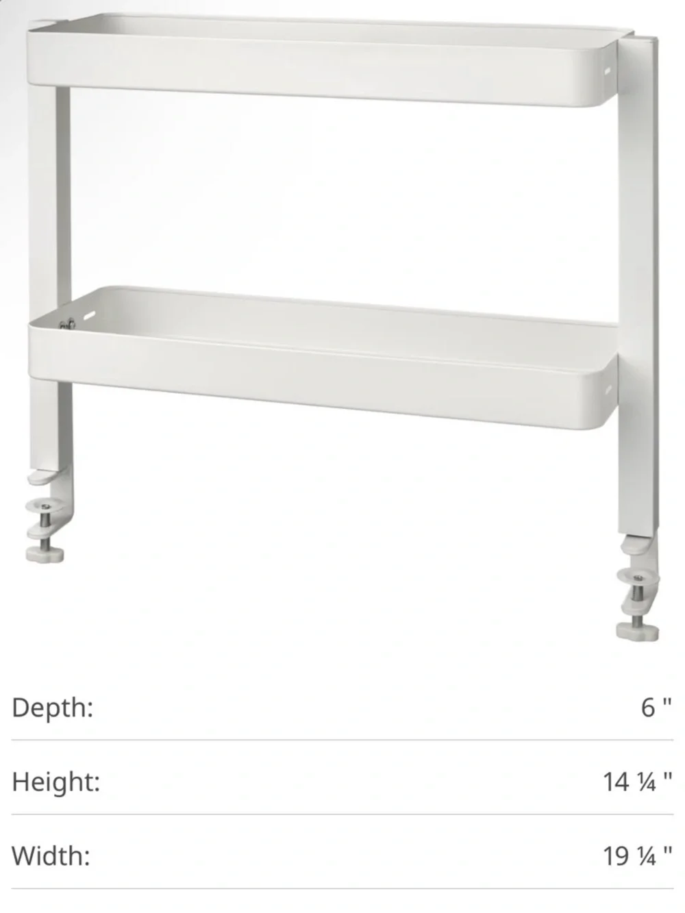 IKEA shelf distance store