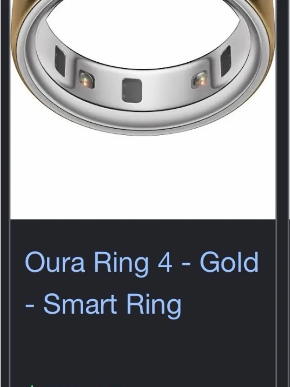 Oura ring polished