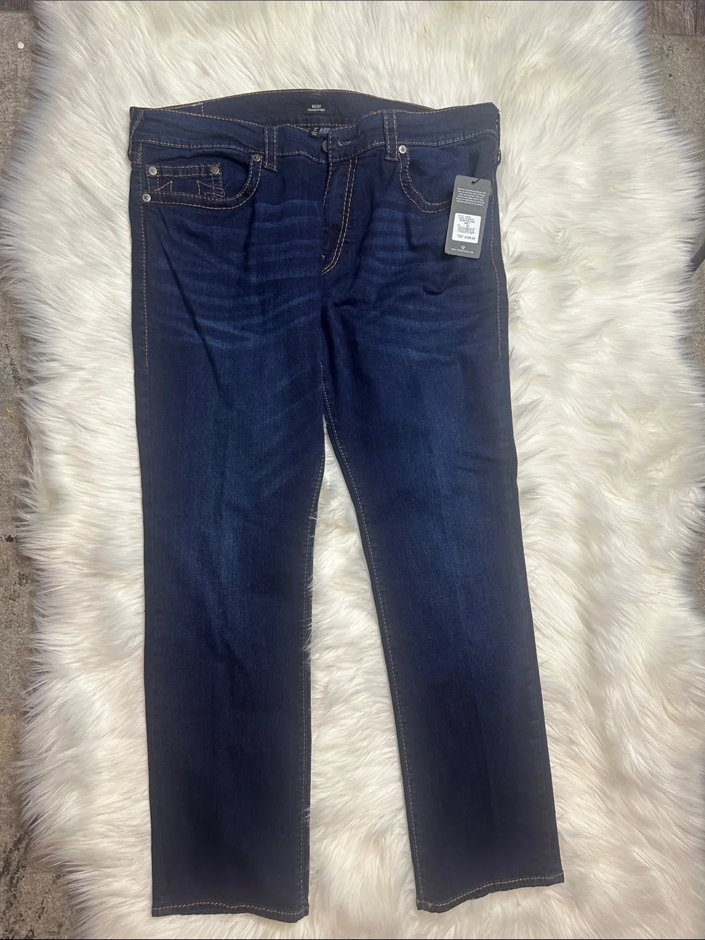 True Religion Dark Blue Straight Jeans