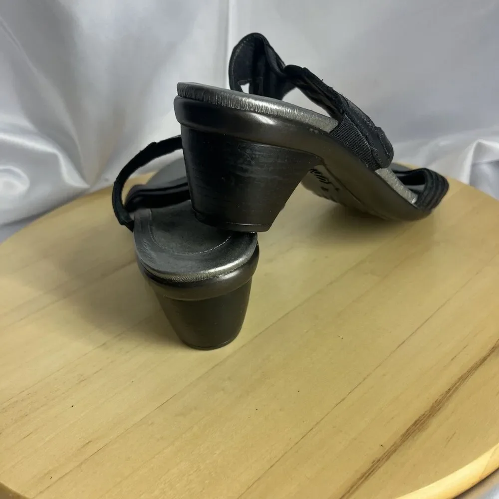 Naot Shoes  Womens Eur 40 US 9 Afrodita Sandals silver Gray Leather Low Heels