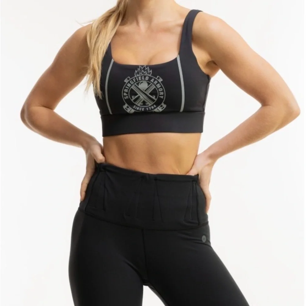 Springfield Armory Black Sports Bra