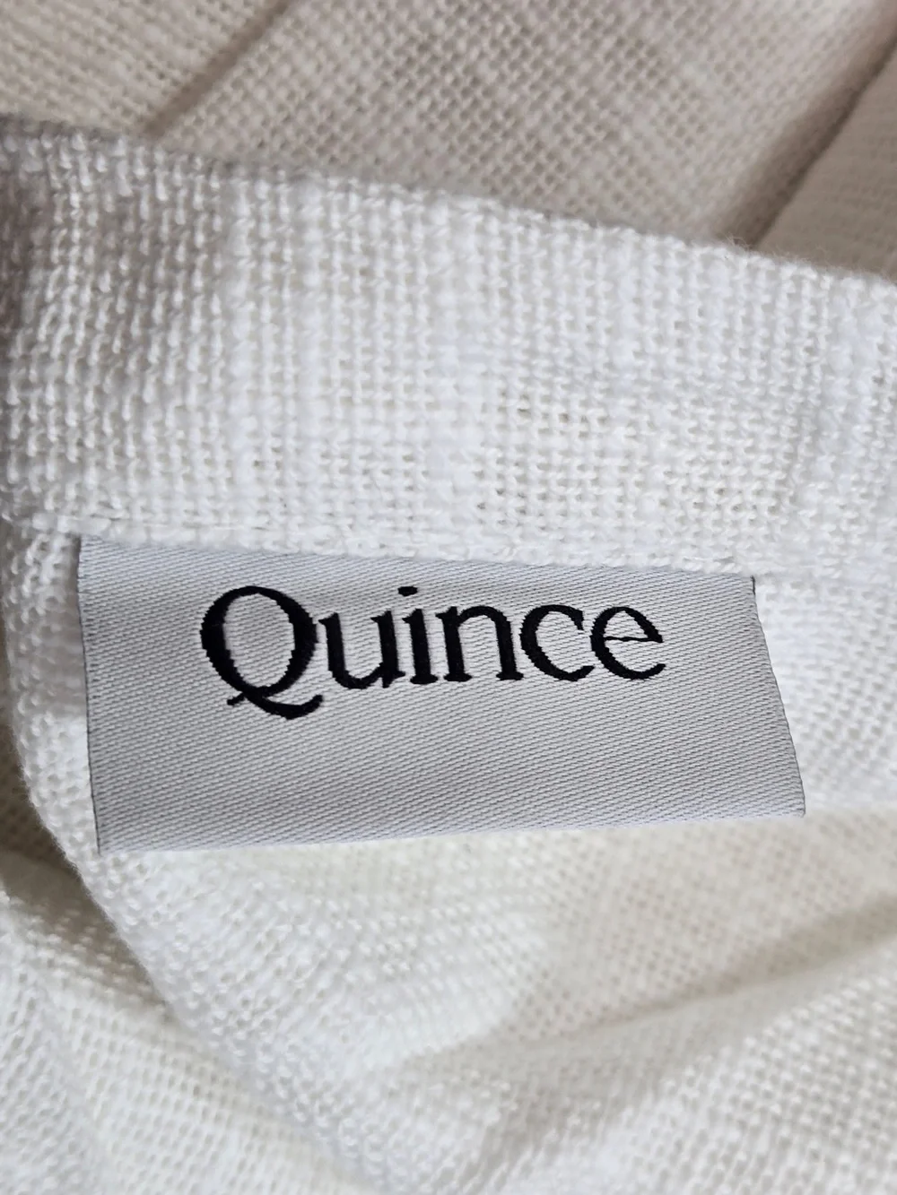 NWT QUINCE Set Of 2 48x108 Cotton Sheer Curtains White 8973
