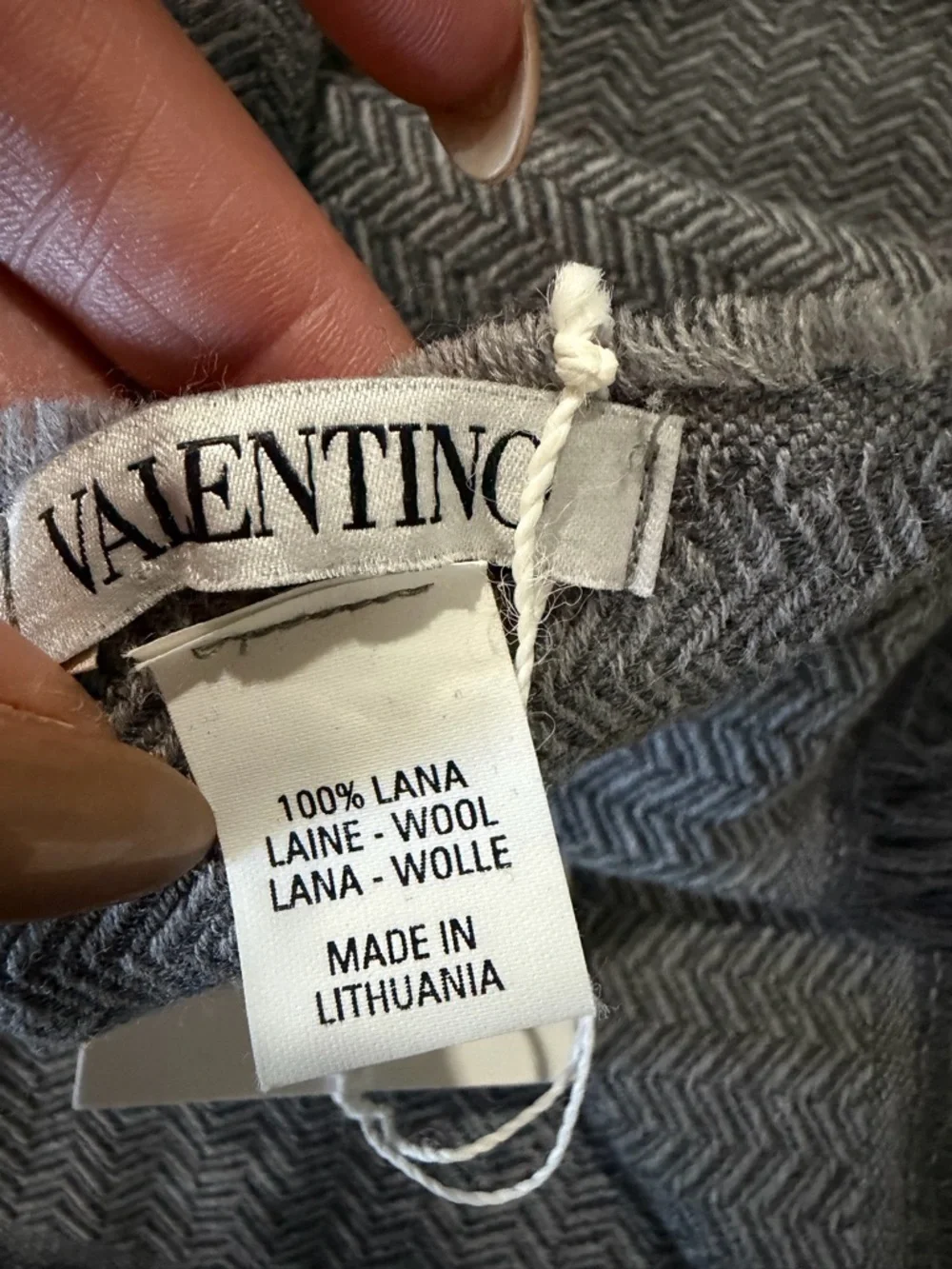 Valentino elegant herringbone