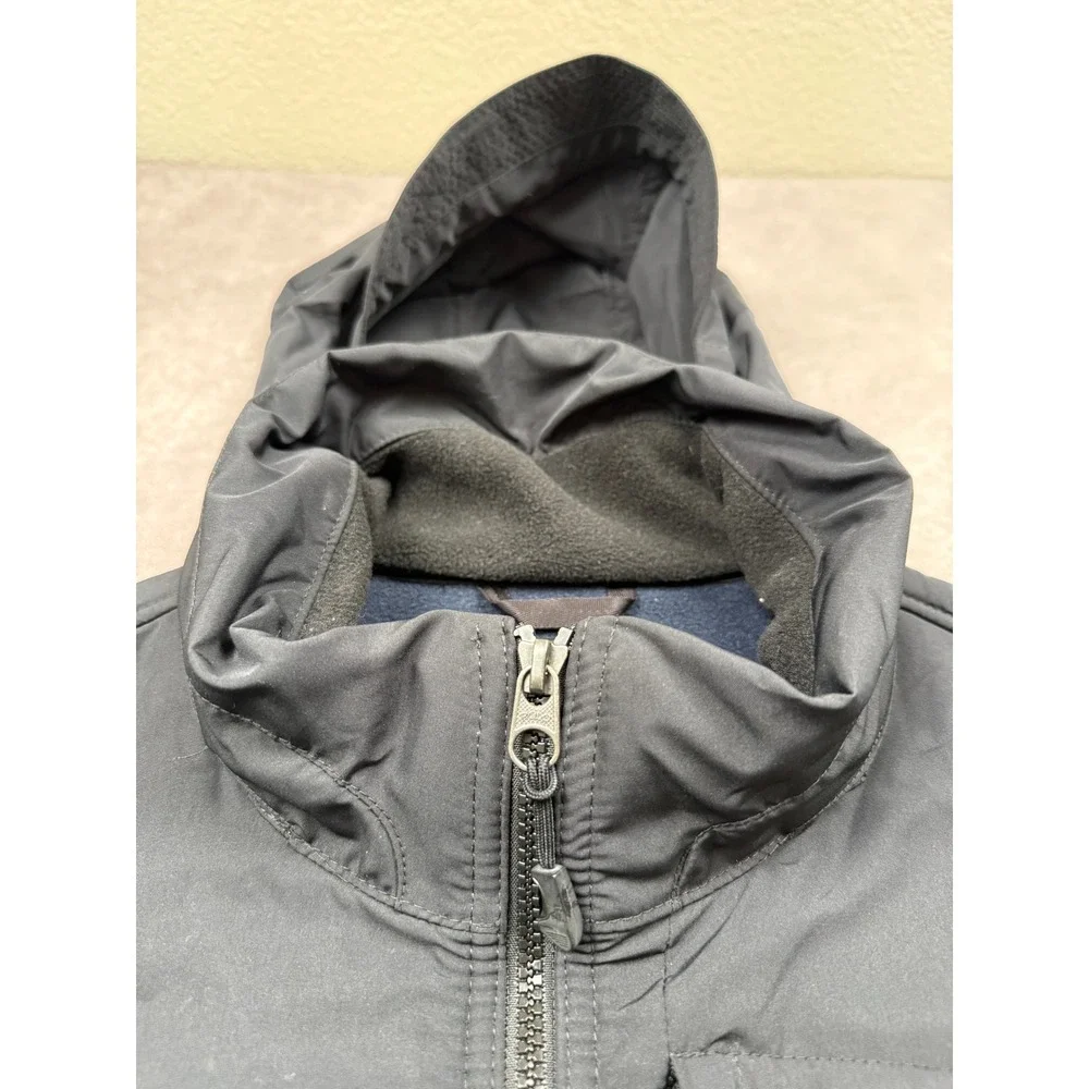 VTG Y2K Polo Ralph Lauren Polartec Fleece Jacket Men XXL Navy Gray Full Zip Hood