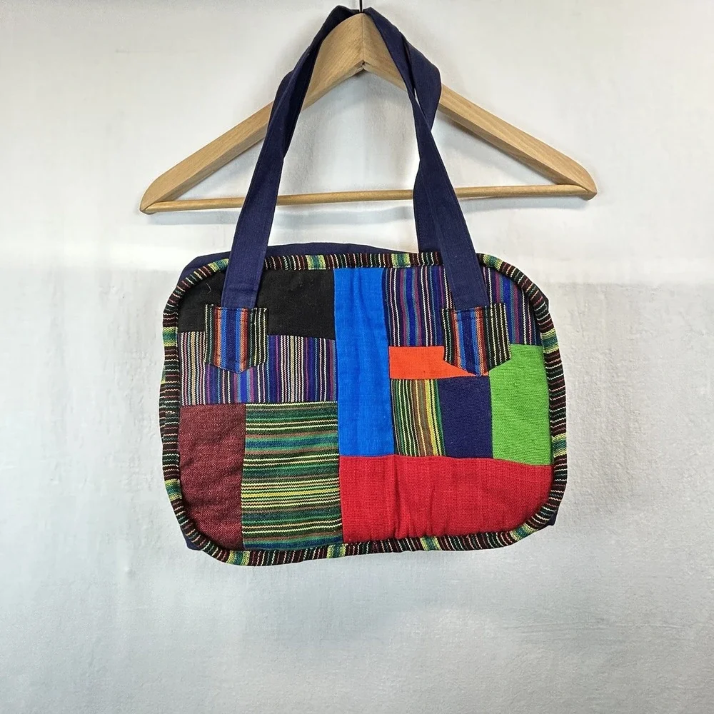 Guatemala Patchwork Hobo Style Purse Bag‎ Handmade 13
