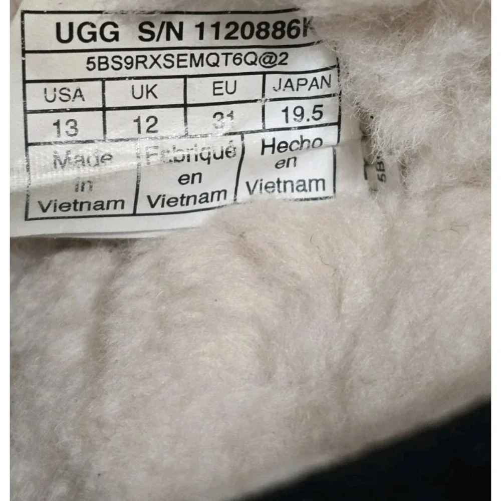UGG black suede