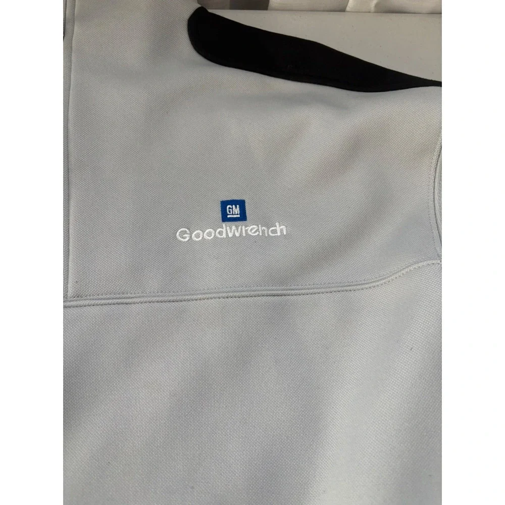 Chase Authentics Kevin Harvick GM‎ Goodwrench Gray Black Quarter Zip Pullover LG