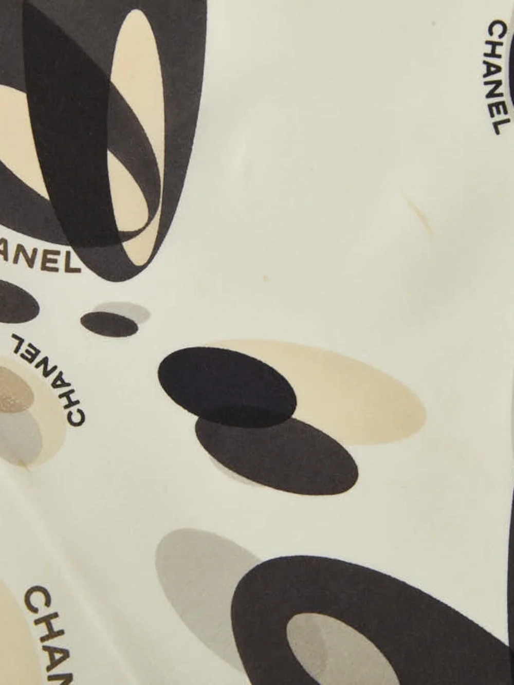 Chanel Hearts and Dots Scarf
