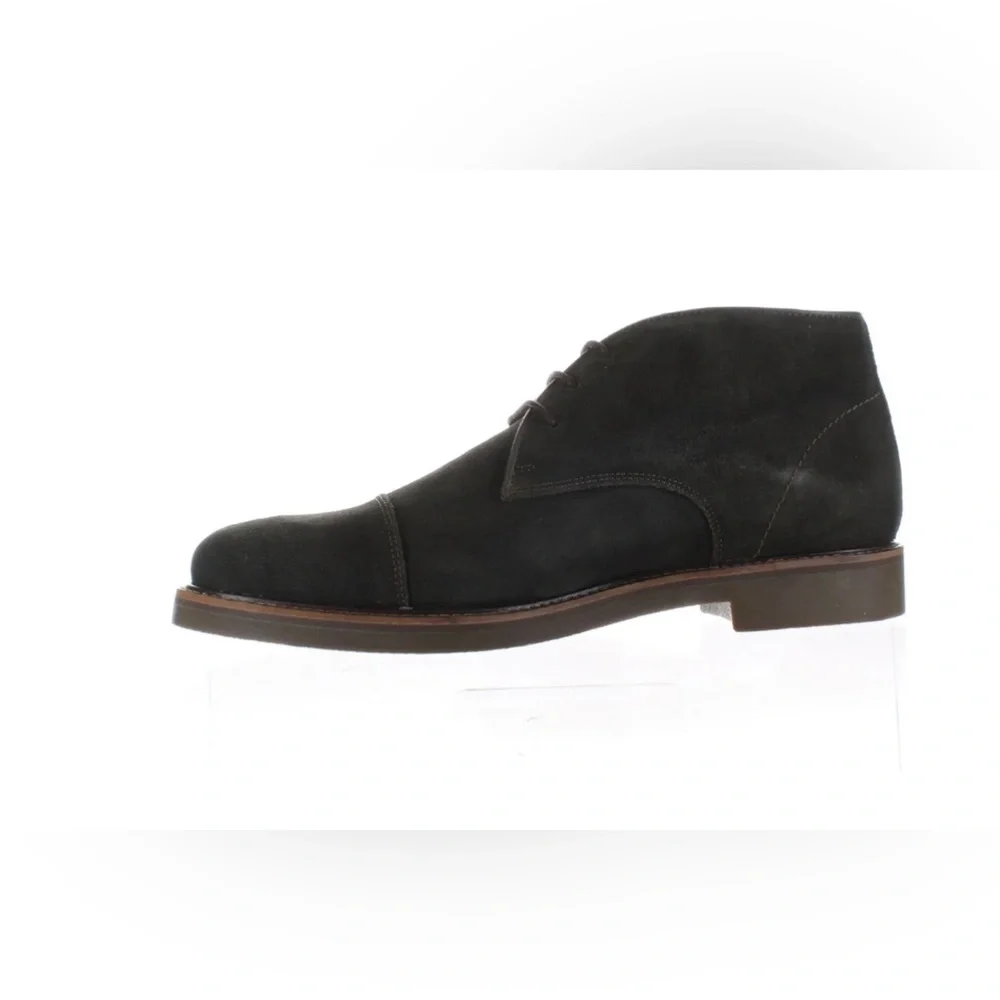 MARC JOSEPH NEW YORK 'Lenox Ave' Olive Suede Ankle Boots