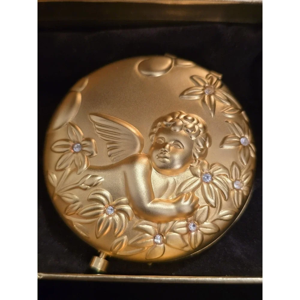 Estée Lauder 'May' Angel Compact Lucidity Transparent 06 pressed‎ powder. W/ Box