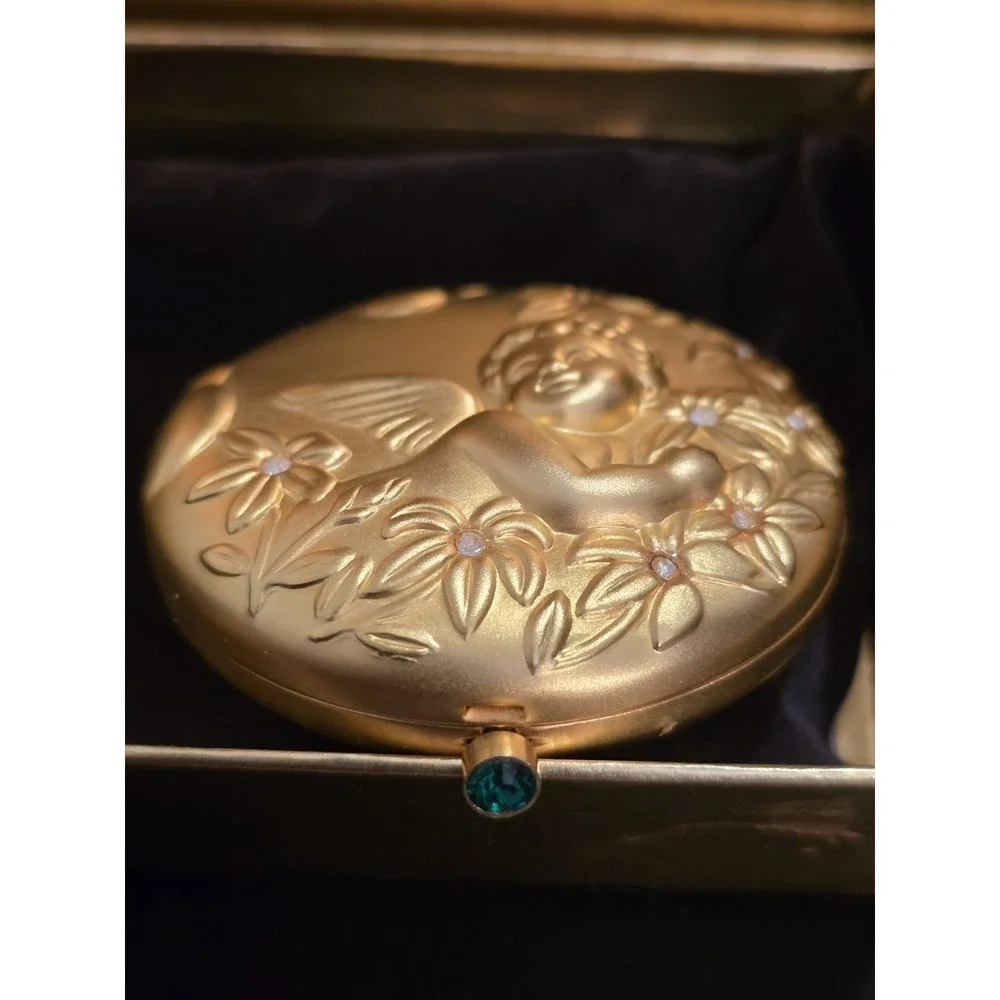 Estée Lauder 'May' Angel Compact Lucidity Transparent 06 pressed‎ powder. W/ Box