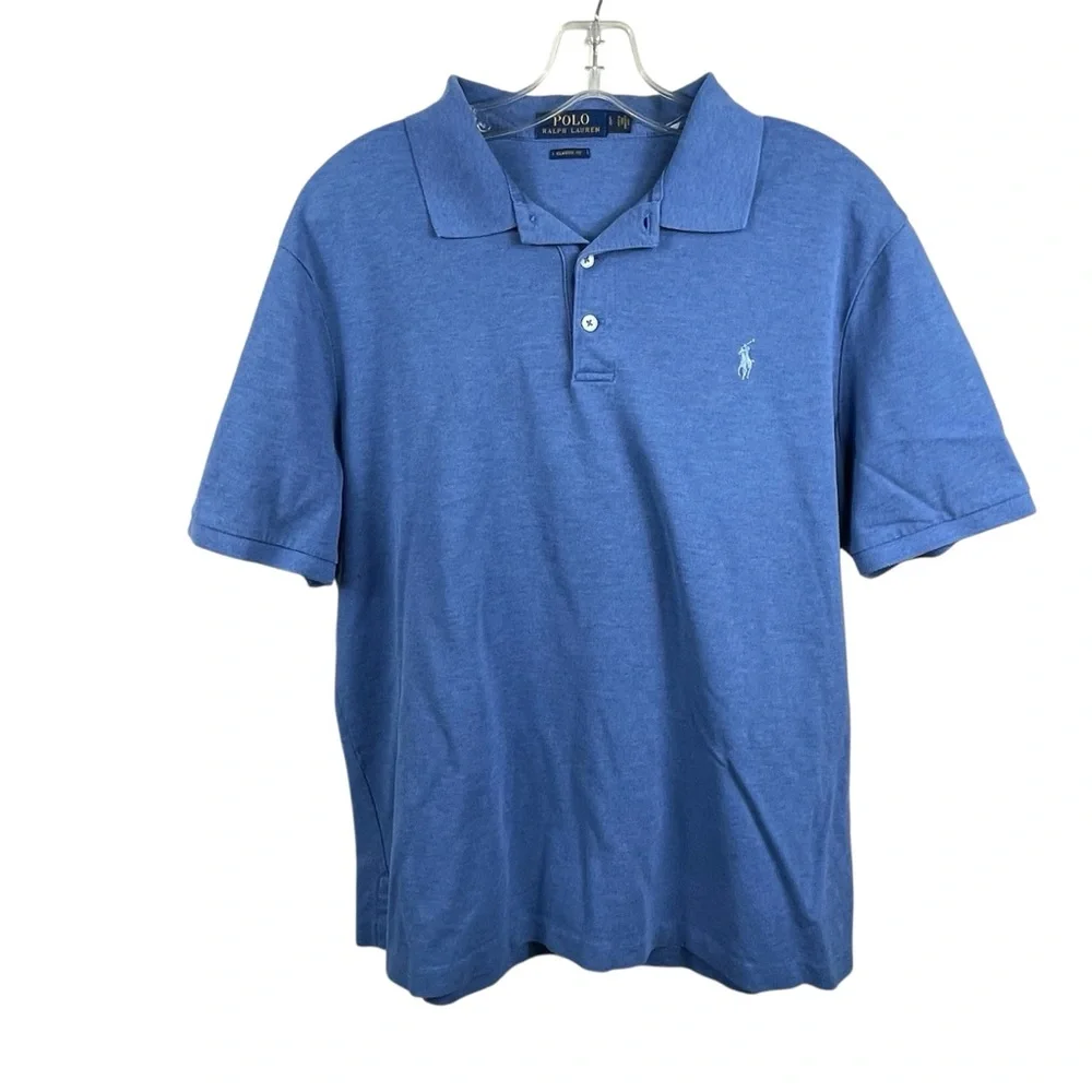Men's Polo Ralph Lauren Classic Fit Cotton/Elastane‎ Blend Polo Large 0125