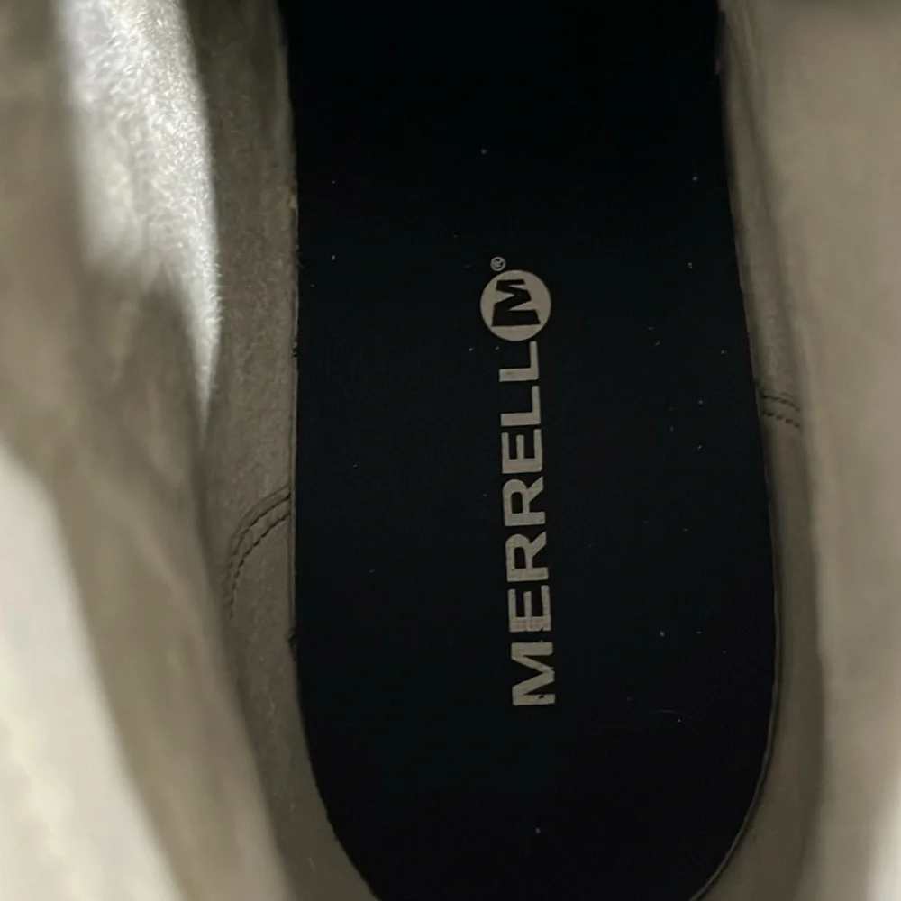 Merrell Tremblant Wedge Black Suede Lace Up Ankle Booties J94768 - 9.5 - NEW‎
