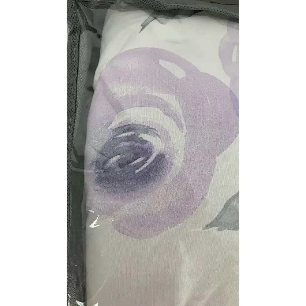 Sweet JoJo Designs Watercolor Floral Lavender Baby Nursery Crib Bedding 4 Piece