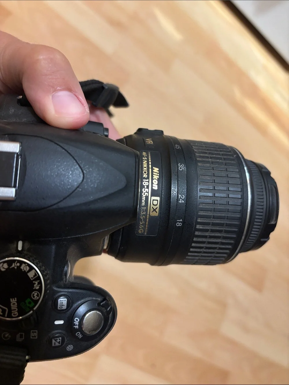 Nikon Black DSLR D3100 Camera with Black Camera Bag