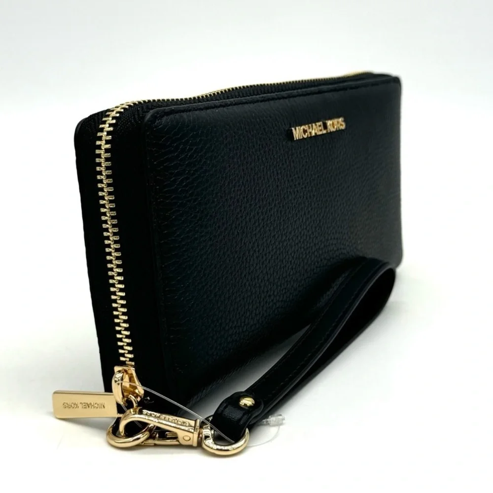 Michael Kors Large Continental Wallet Black/Gold