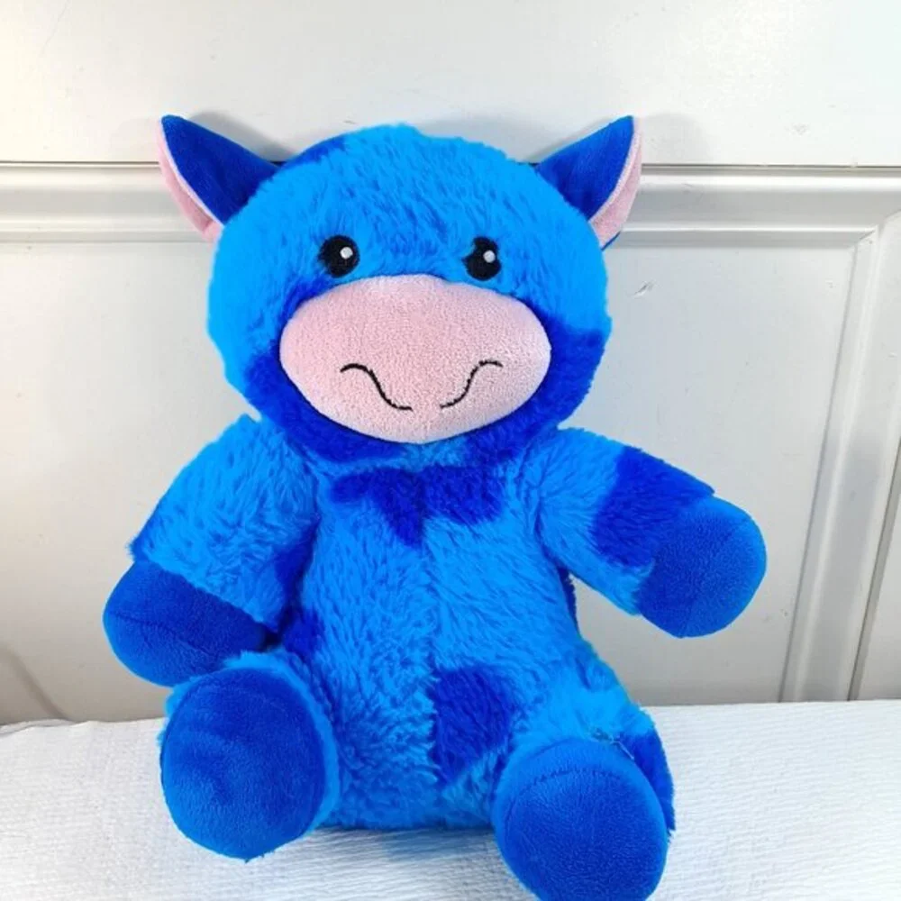 Chance & Friends Saint the Cow Plush Dog Toy blue spots PetSmart Pet Smart‎ soft