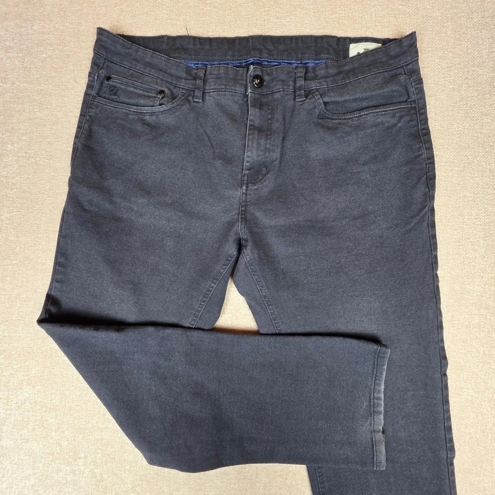 English Laundry Men's Pants 40x32 Faded Black Straight Leg Stretch 5-Pocket