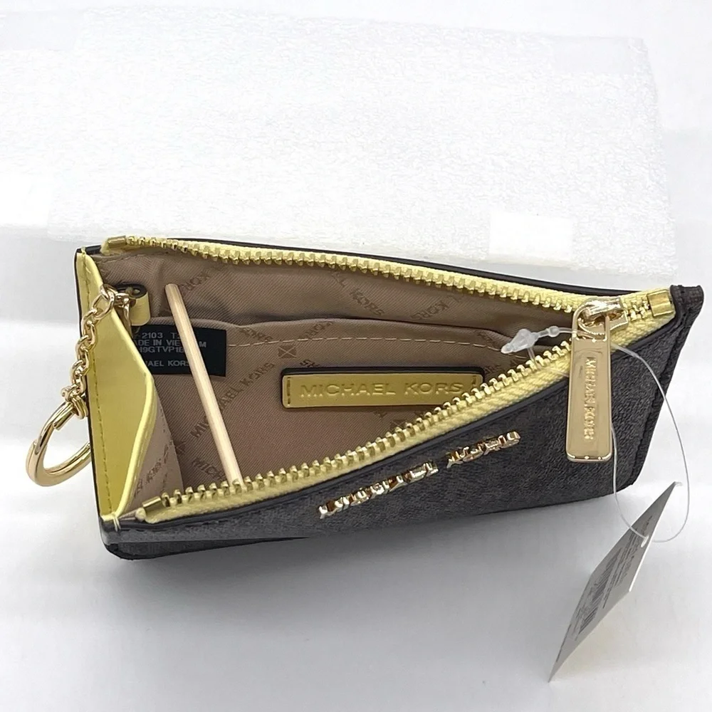 Michael Kors Small Top Zip Coinpouch w/ID