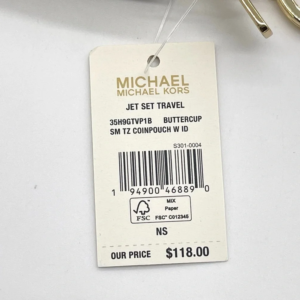 Michael Kors Small Top Zip Coinpouch w/ID