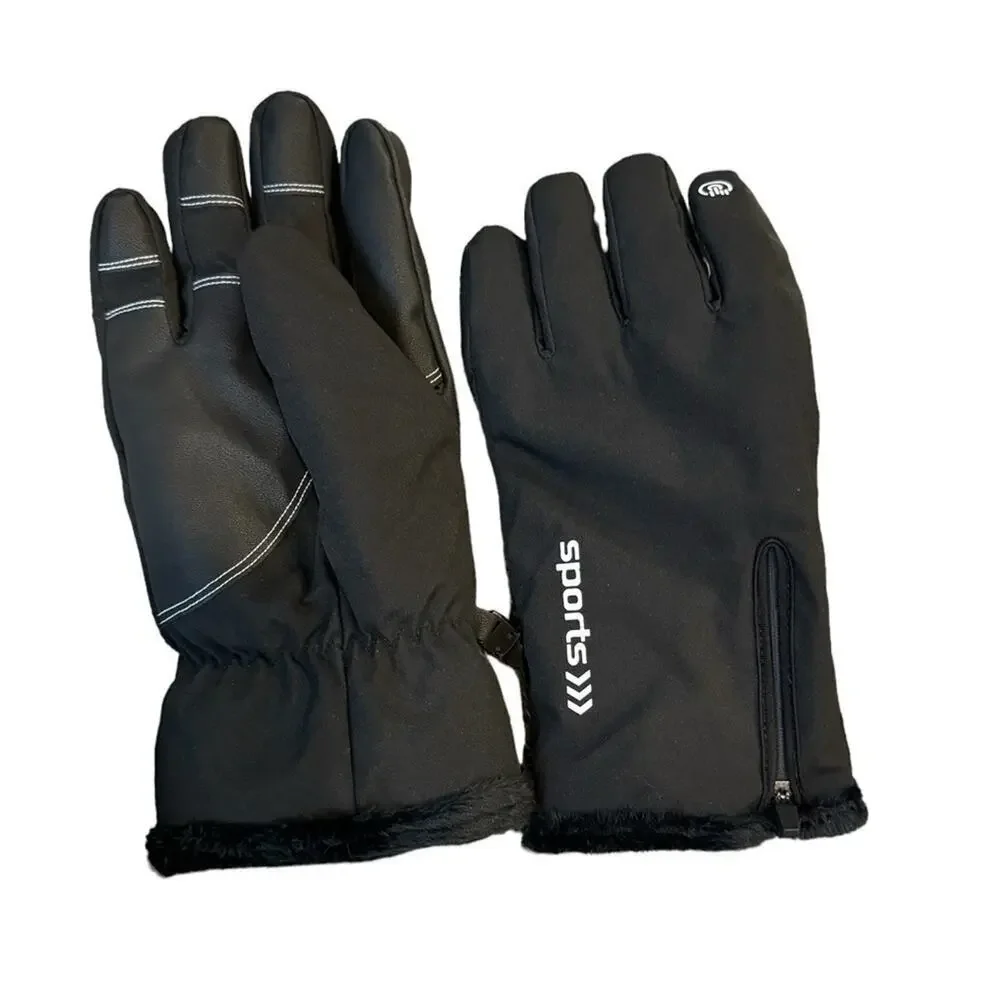 Sports Black Winter Gloves Women's size Large