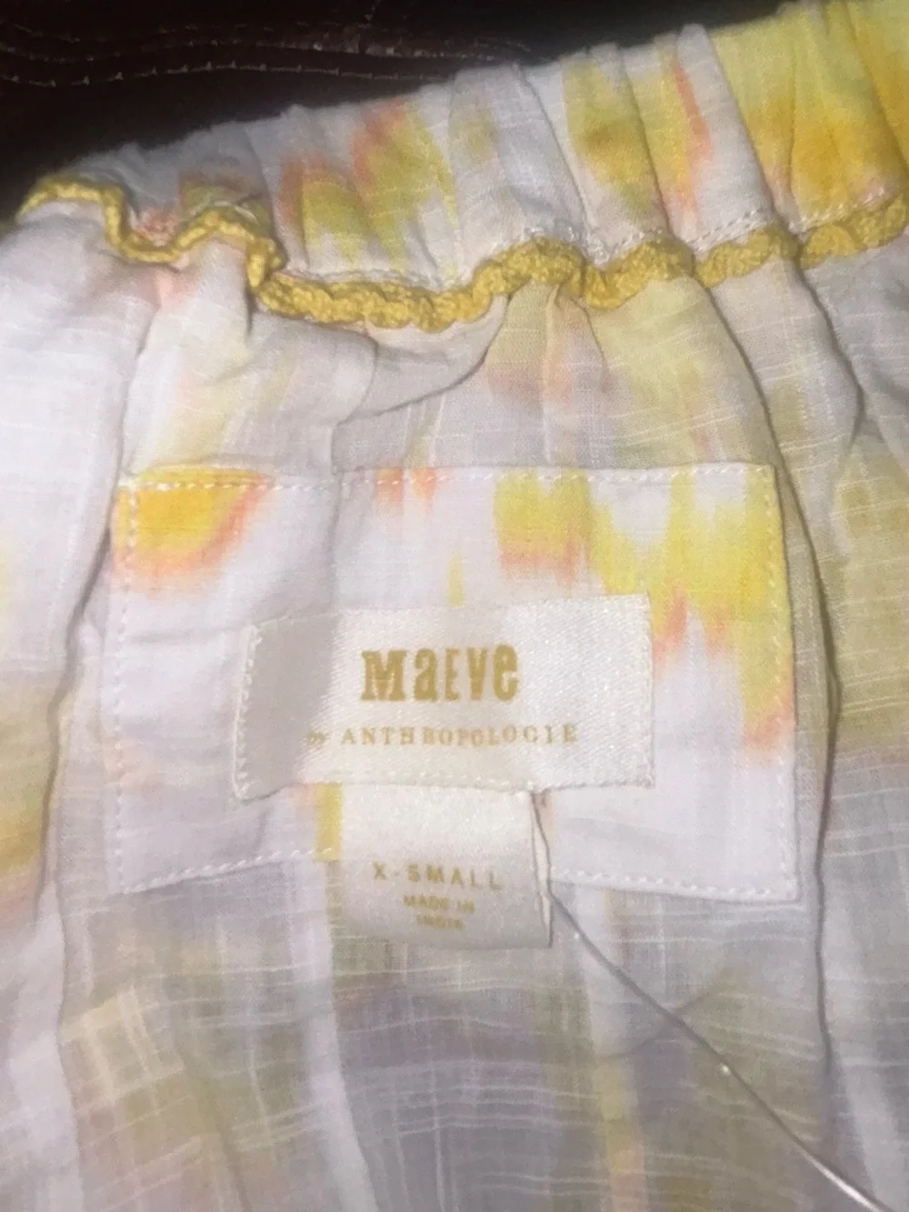 Anthropologie off shoulder