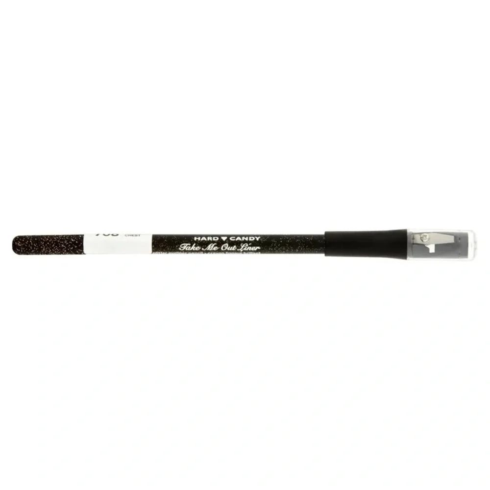 Hard Candy Take Me Out Eyeliner Pencil Treasure Chest Black Glitter NIP
