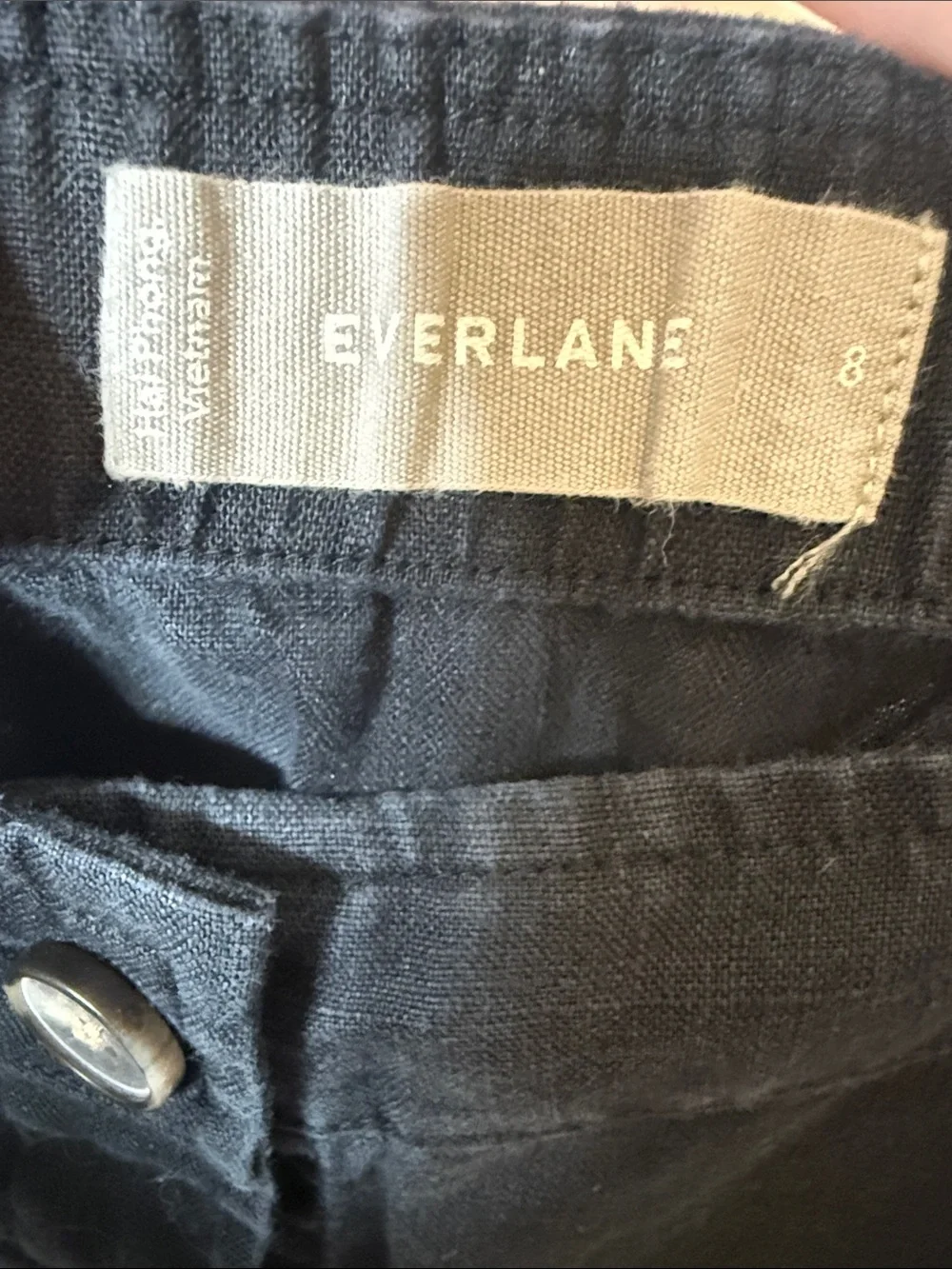 Everlane sleeveless black