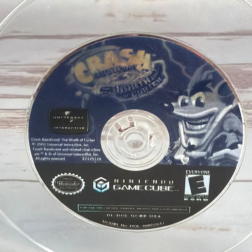 Crash Bandicoot Wrath of Cortex GameCube Disc Only Used