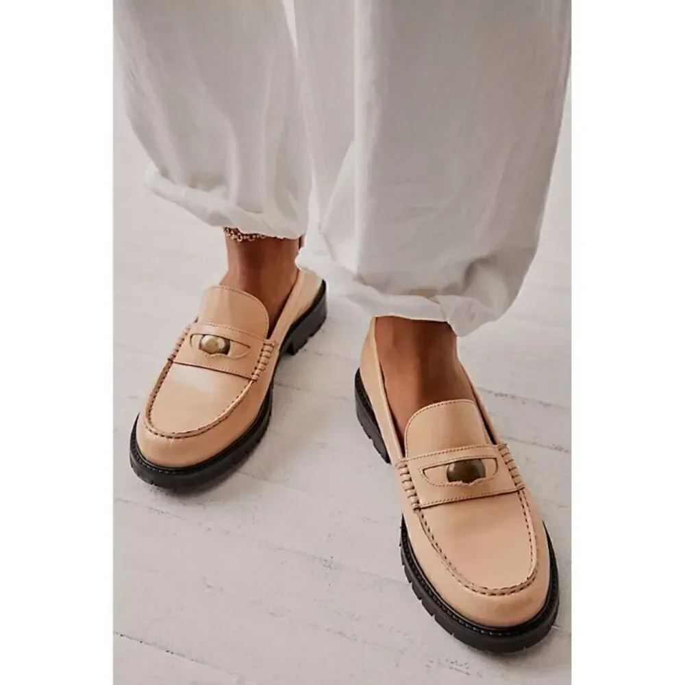 New Free People Liv Loafer Cantaloupe Size 40 US 10