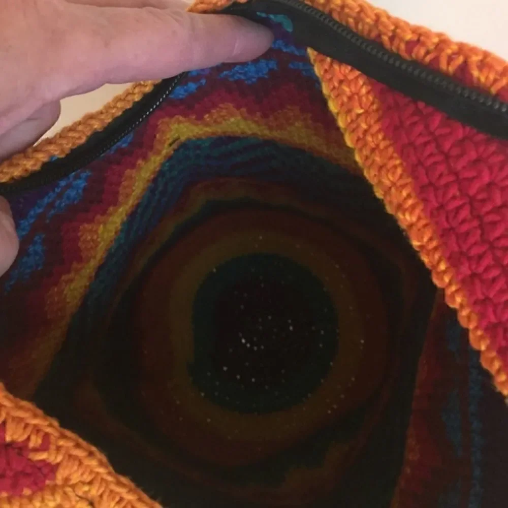 Hand woven bag