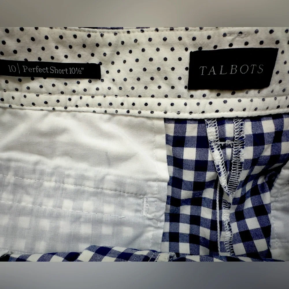 Talbots euc plaid