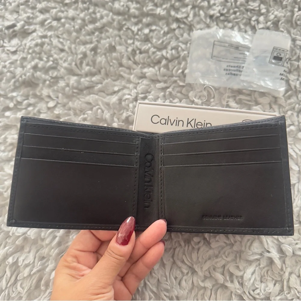 New Calvin Klein Black Leather wallet. Brand