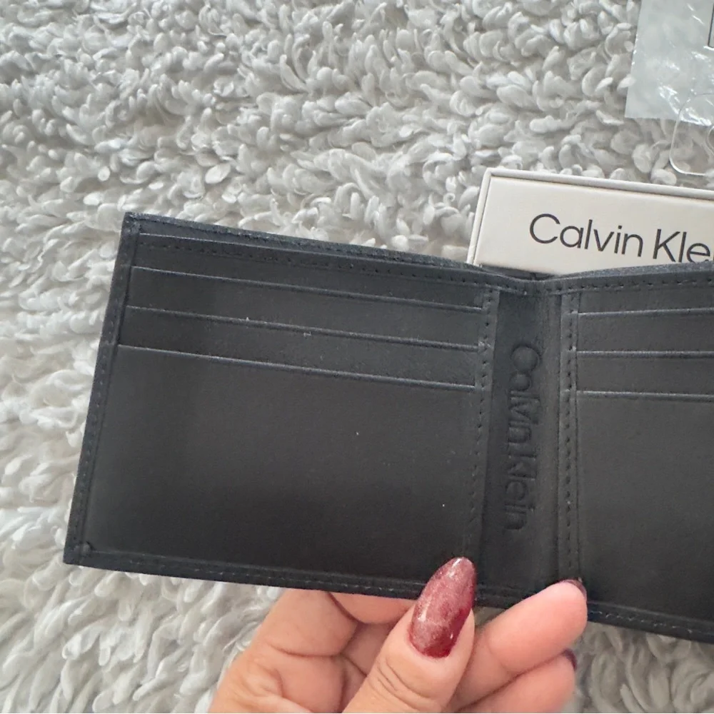 New Calvin Klein Black Leather wallet. Brand