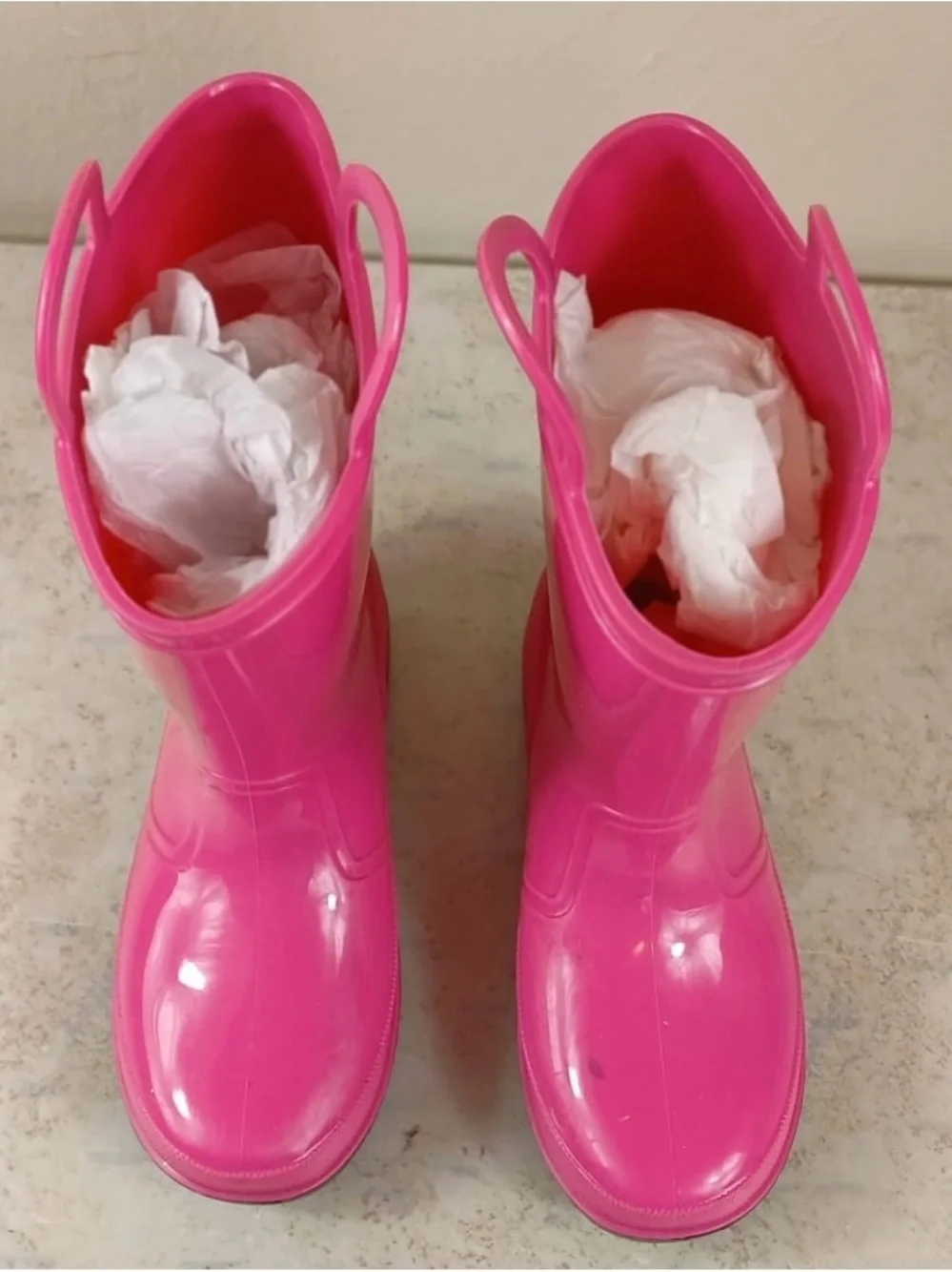 Girl's Toddler Arcade Rain Boot - Pink Size 12